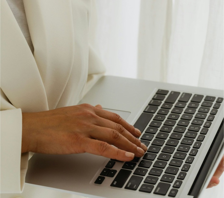 woman on laptop